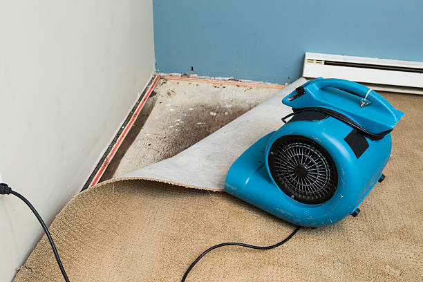 Water damage restoration process in PA